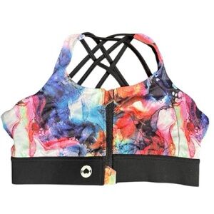 WodBottom Zipped Sports Bra, S, EUC